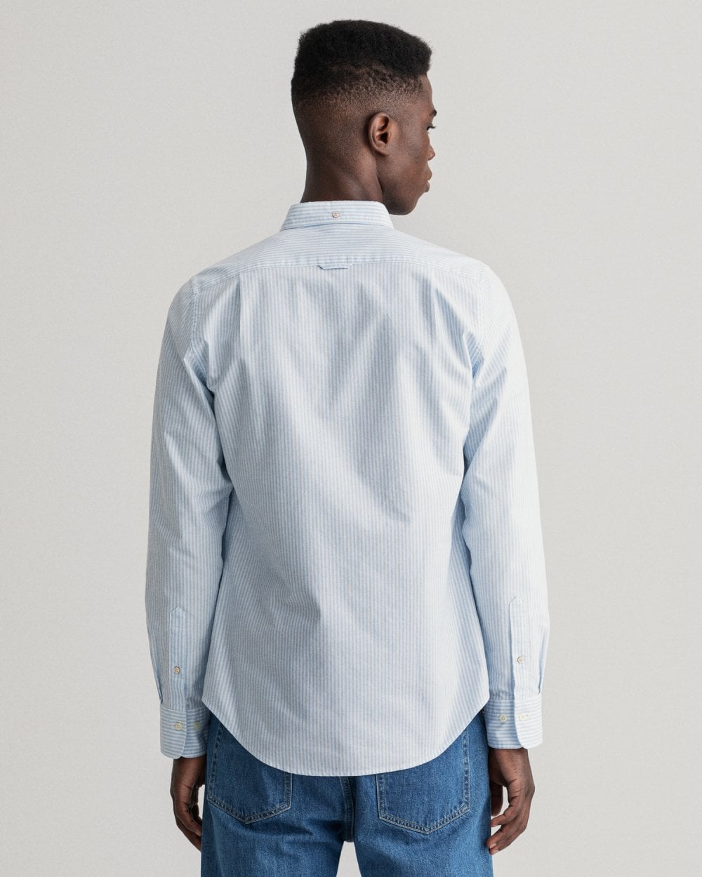 GANT Banker Stripe Slim Fit Oxford Shirt blue - 1 of 8