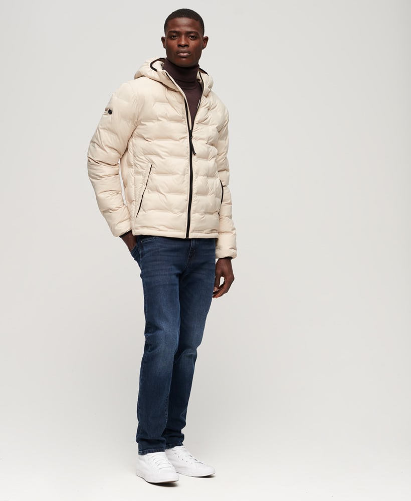 Superdry Short Quilted Puffer Jacket beige - 1 of 6