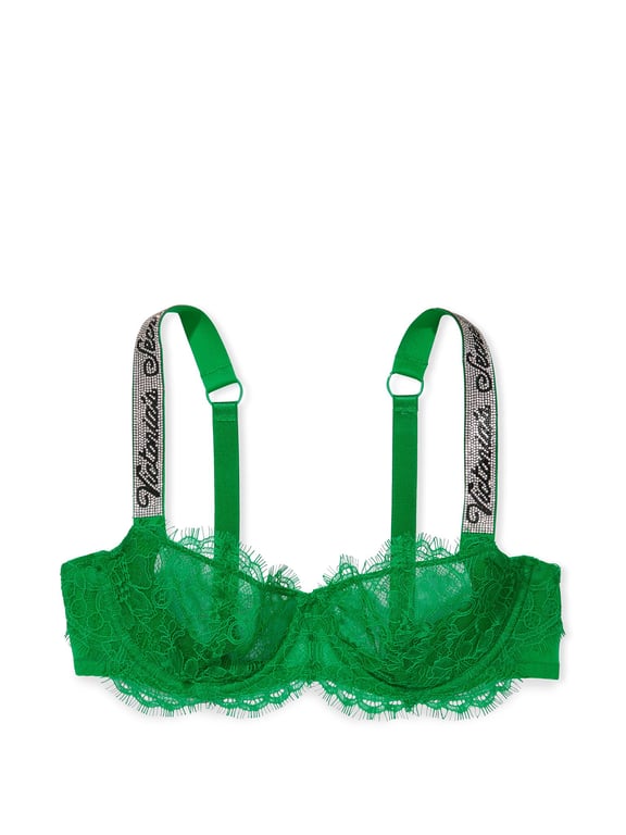 Buy Victoria's Secret Wicked Unlined Lace Shine Strap Balconette